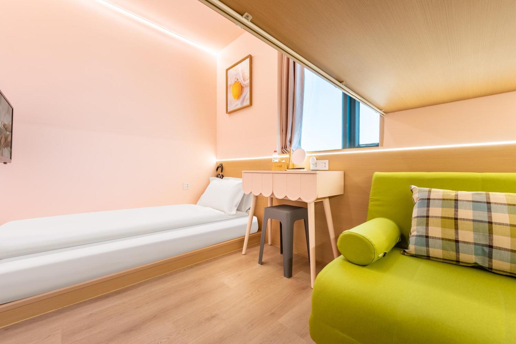 Lemon Hotel - Metro Line 1 Line 7 Changshu Road 200 Meters Shanghai Exterior foto