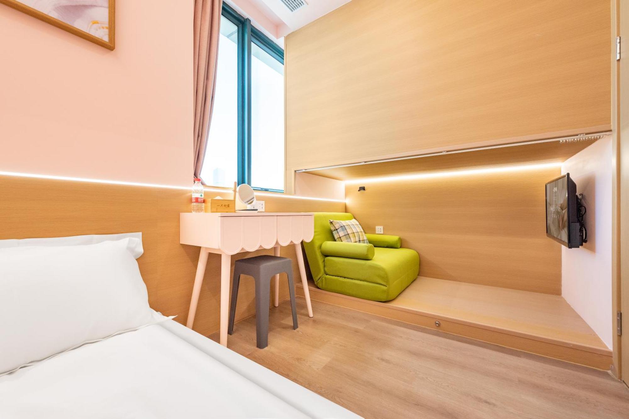 Lemon Hotel - Metro Line 1 Line 7 Changshu Road 200 Meters Shanghai Exterior foto